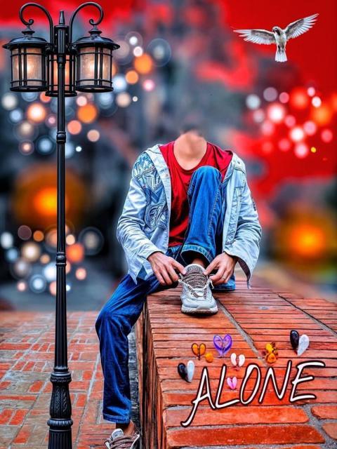 Alone Photo Editing Background HD 1080p
