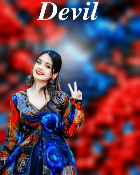 Devil Girl Photo Editing Background Full HD Download